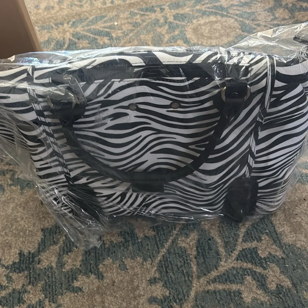 Calpak Zebra Stripe NWT Zanny 21